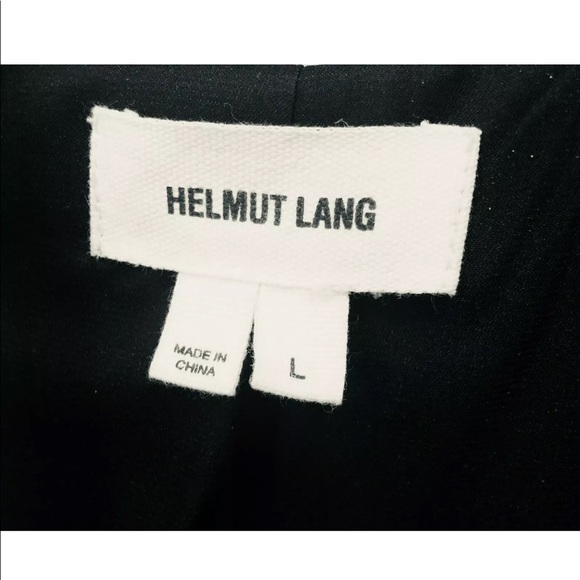 NEW HELMUT LANG BLACK BIKER JACKET W/ LAMBSKIN - Picture 4 of 7